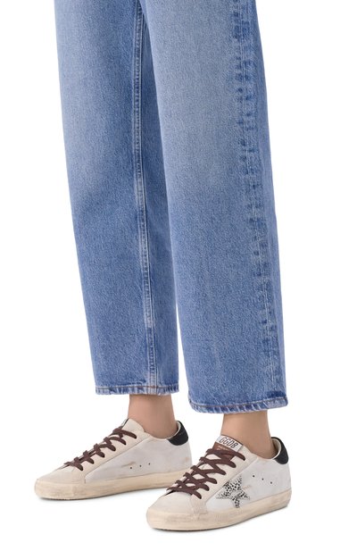 Кожаные кеды super-star GOLDEN GOOSE DELUXE BRAND кремового цвета по цене 69950 руб., арт. GWF00101.F008746, фото 2 Кожаные кеды super-star GOLDEN GOOSE DELUXE BRAND, арт. GWF00101.F008746, фото 2