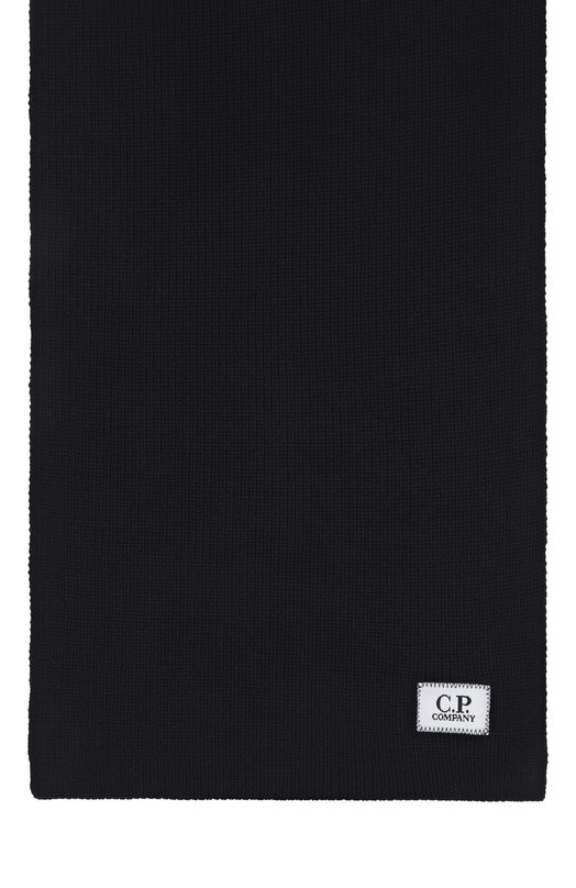 Шерстяной шарф C.P. Company 19CMAC303A005509A Чёрный  19CMAC303A005509A Фото 4