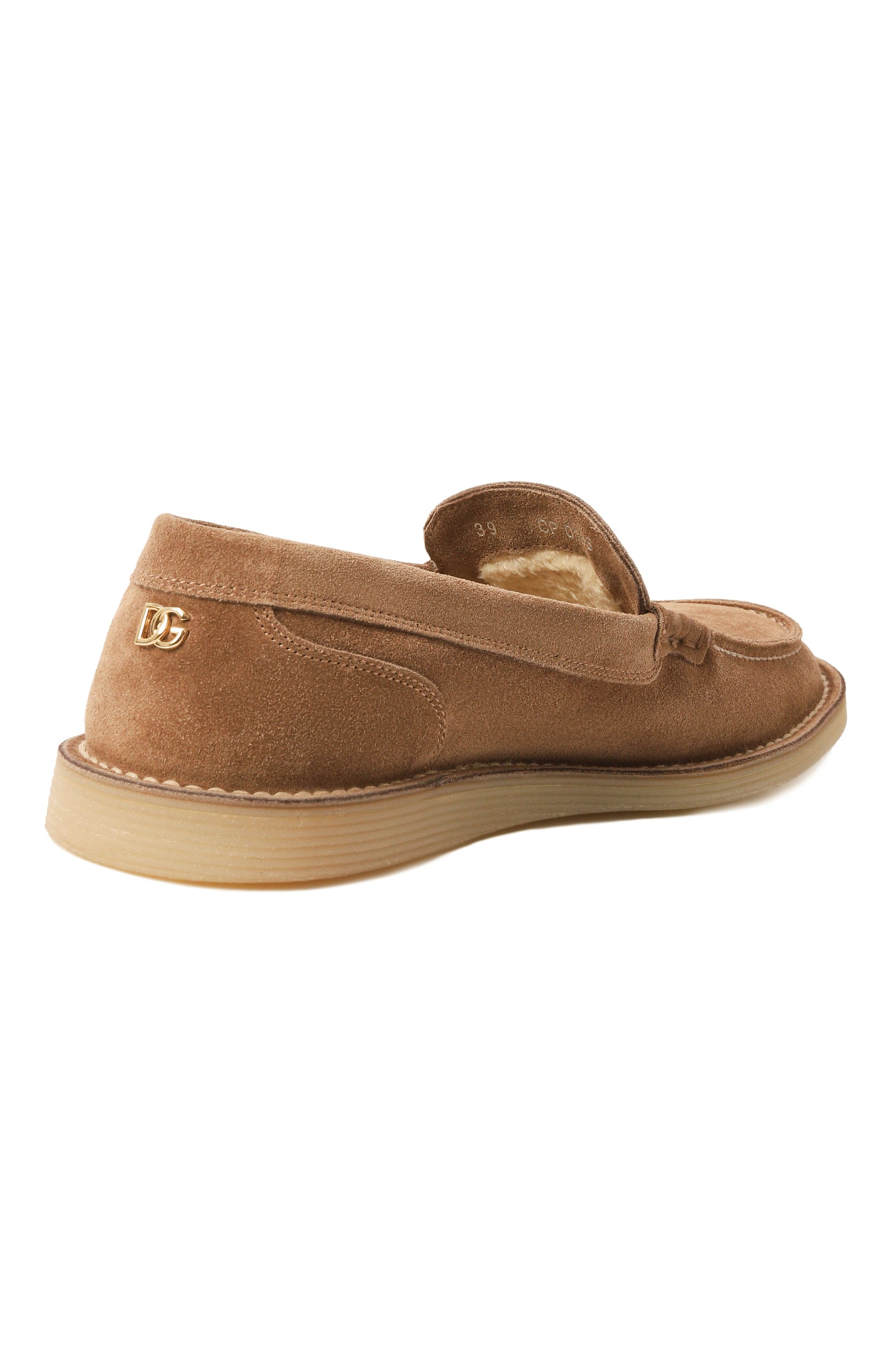 Замшевые лоферы new florio DOLCE & GABBANA, арт. CP0183/A3G52, фото 5