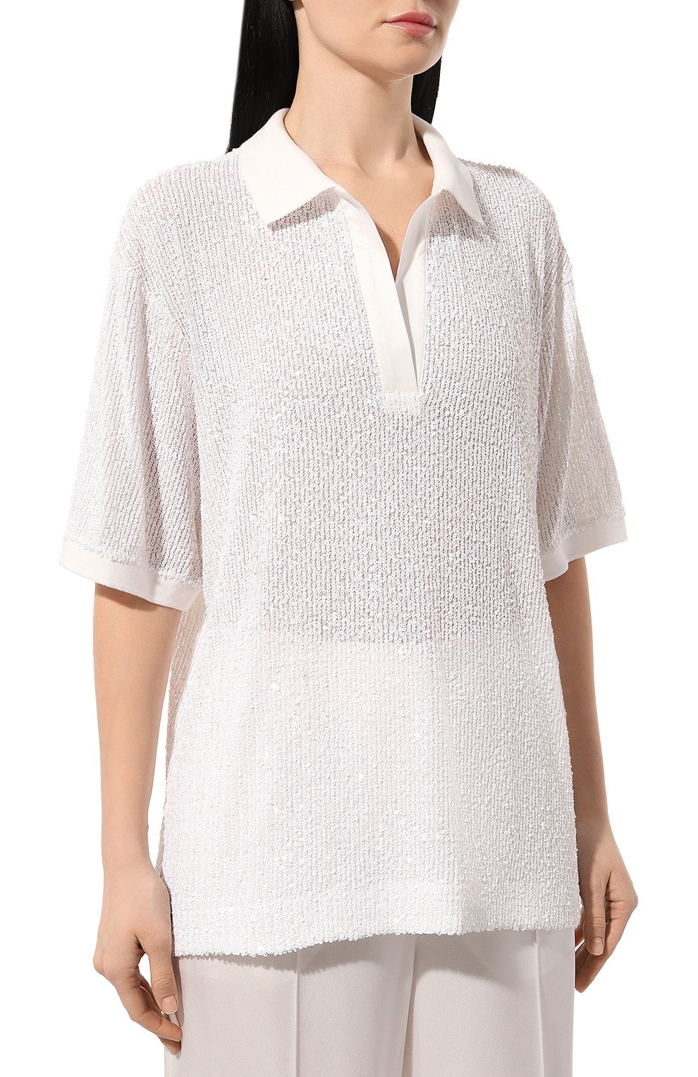 Пуловер с отделкой пайетками IN THE MOOD FOR LOVE, арт. RST200110002, фото 3