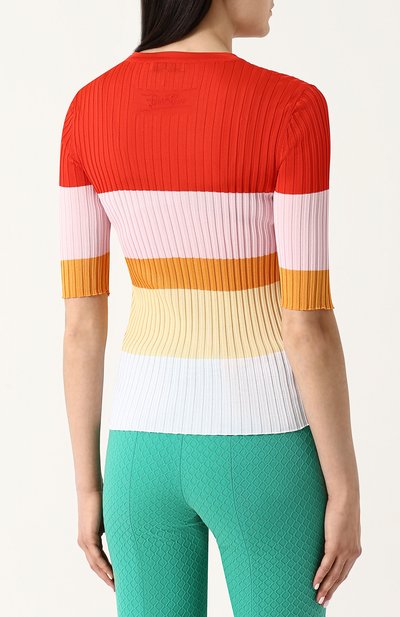Топ фактурной вязки из вискозы EMILIO PUCCI, арт. 82KM40/82989, фото 4