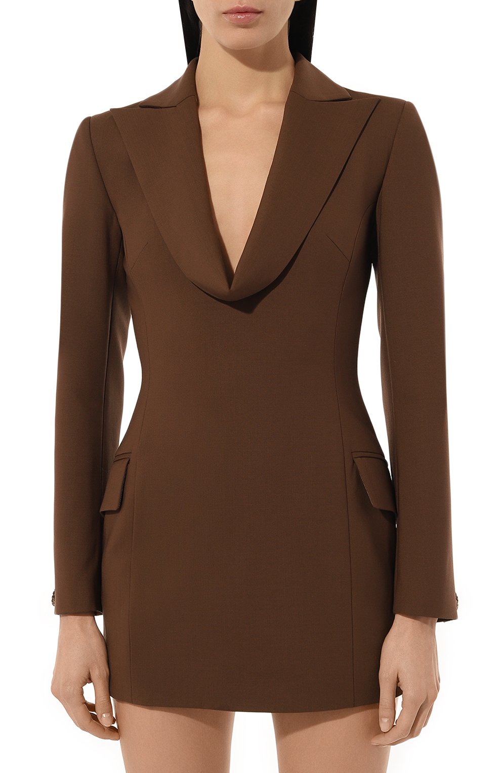 Шерстяное платье GIUSEPPE DI MORABITO, арт. 03FWDR151X 03229, фото 3