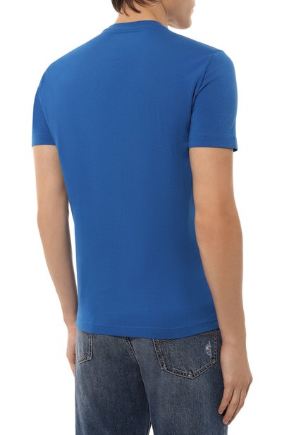 Хлопковая футболка EA7, арт. 6DPT62/PJVQZ/S, фото 4