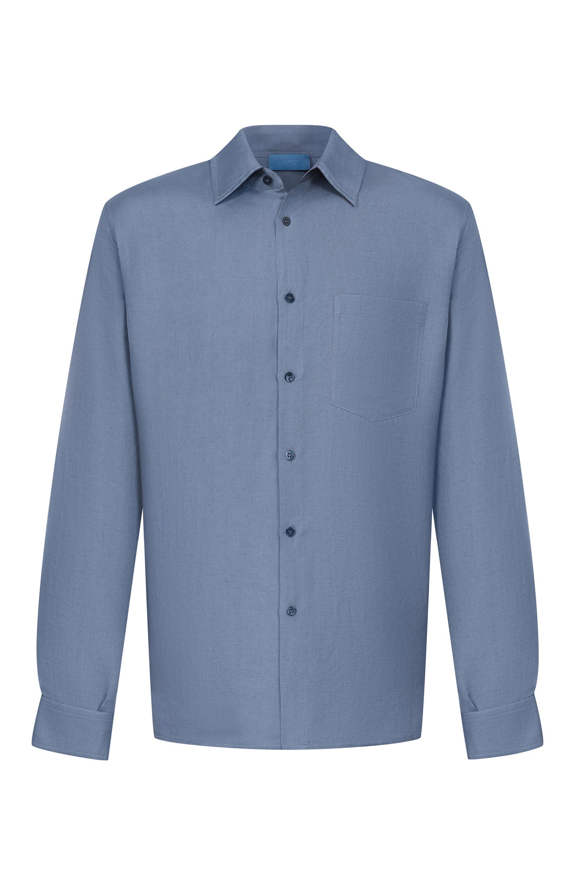 Рубашка изо льна и шелка MVST, арт. M26.2PM.B010/F123 LIN0 SETA, фото 1