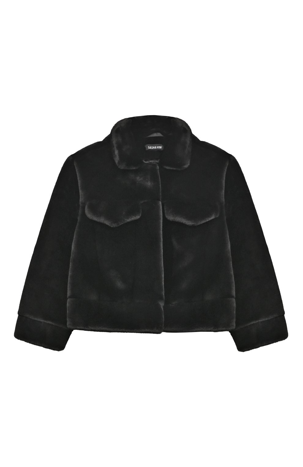 Куртка из экомеха carmen SASHA KIM черного цвета по цене 40900 руб., арт. УТ-00001437, фото 1 Куртка из экомеха carmen SASHA KIM, арт. УТ-00001437, фото 1
