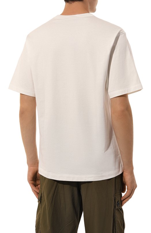 Хлопковая футболка Dolce & Gabbana G8PN9T/G7NSM Белый  G8PN9T/G7NSM Фото 4