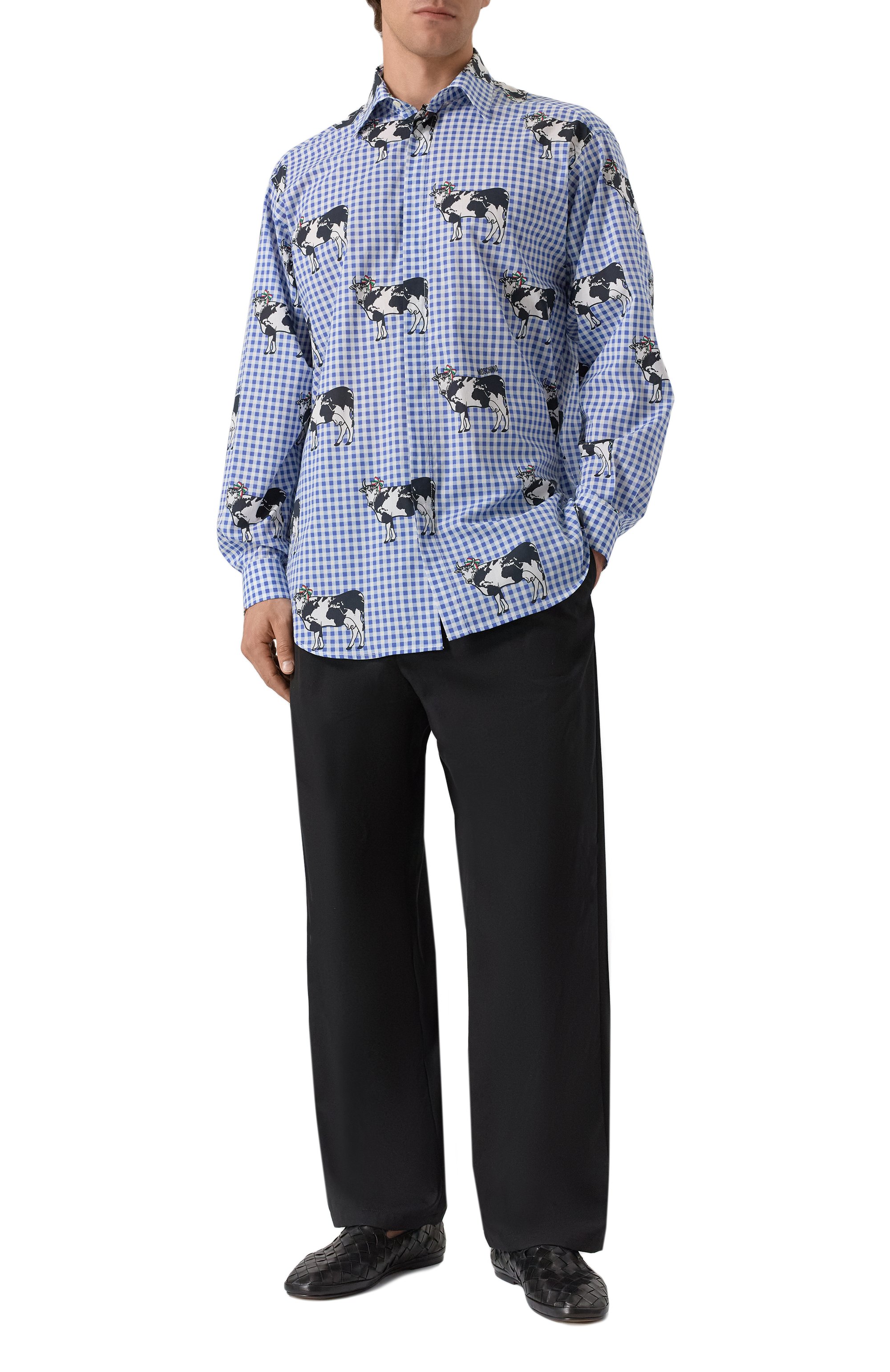 Хлопковая рубашка MOSCHINO, арт. V0211/5254, фото 2