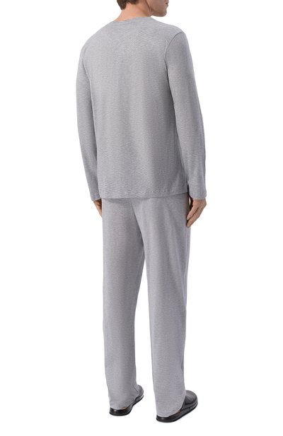 Пижама из хлопка и льна ZIMMERLI, арт. 3443-96050, фото 3