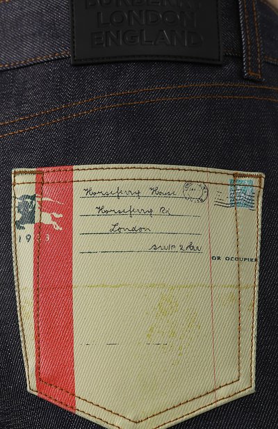 Джинсы BURBERRY синего цвета по цене 84950 руб., арт. 8010734, фото 5 Джинсы BURBERRY, арт. 8010734, фото 5