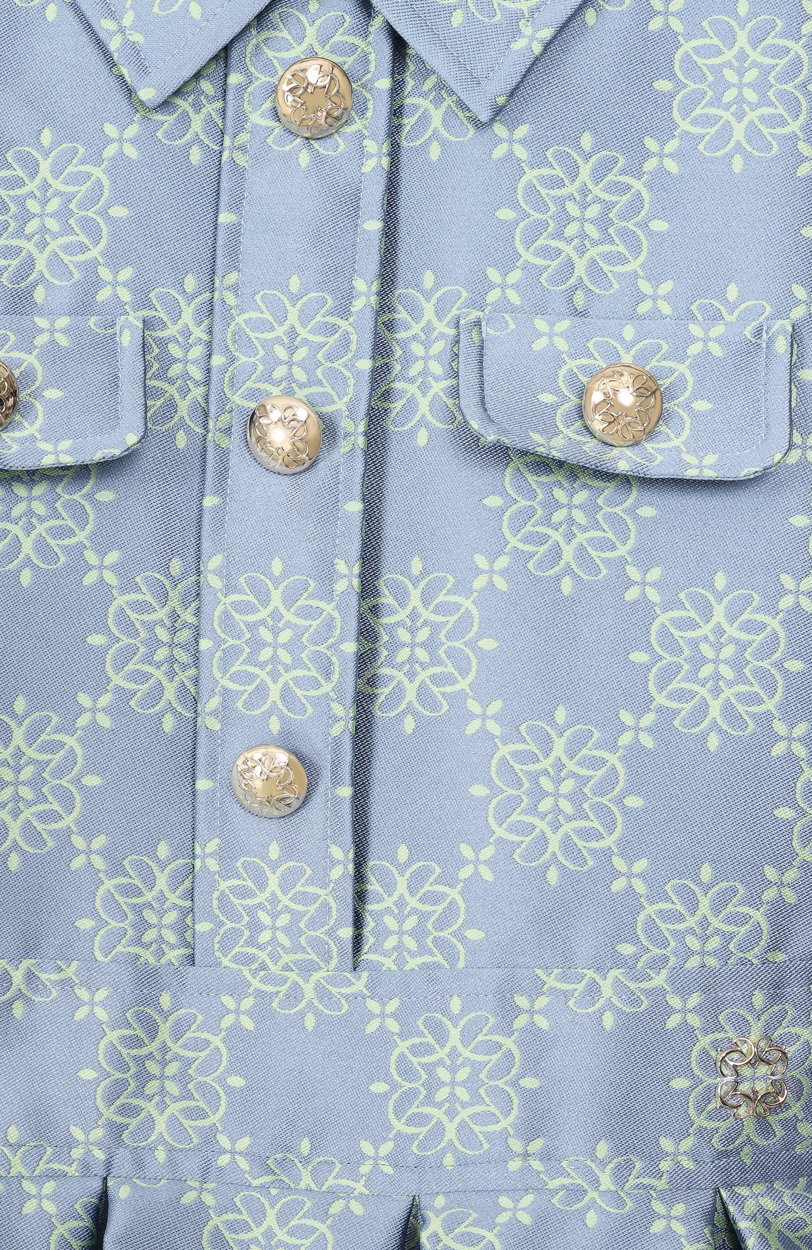 Платье ELIE SAAB JUNIOR тёмно-голубого цвета по цене 121000 руб., арт. EFAB146/TS1133_001, фото 3 Платье ELIE SAAB JUNIOR, арт. EFAB146/TS1133_001, фото 3