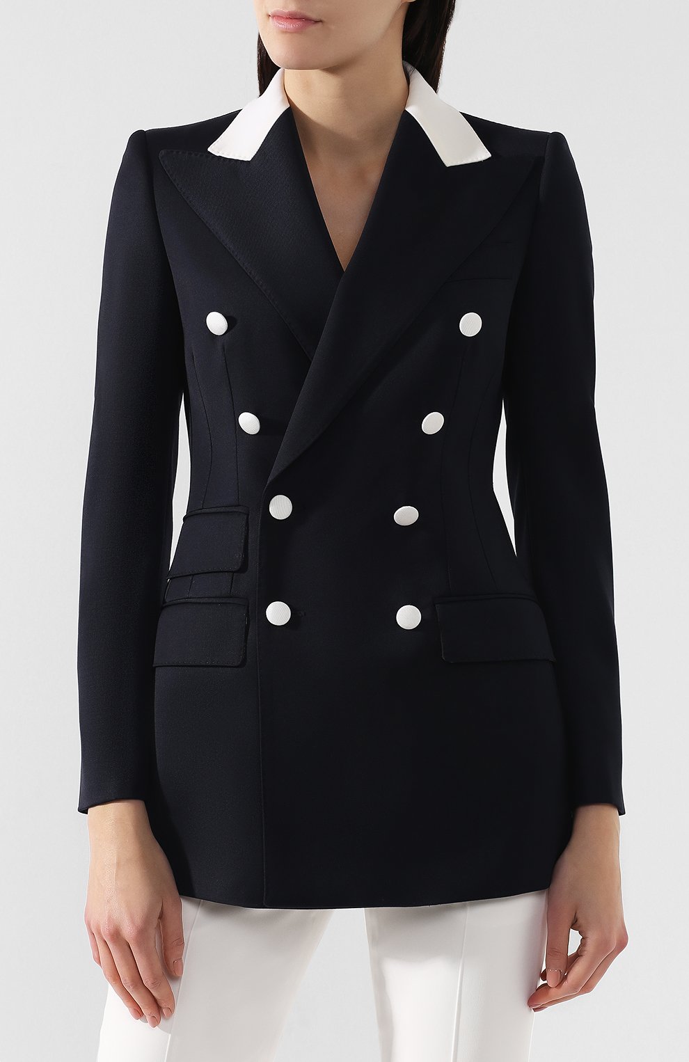 Двубортный жакет из шерсти DOLCE & GABBANA, арт. F299NT/FU2SI, фото 3