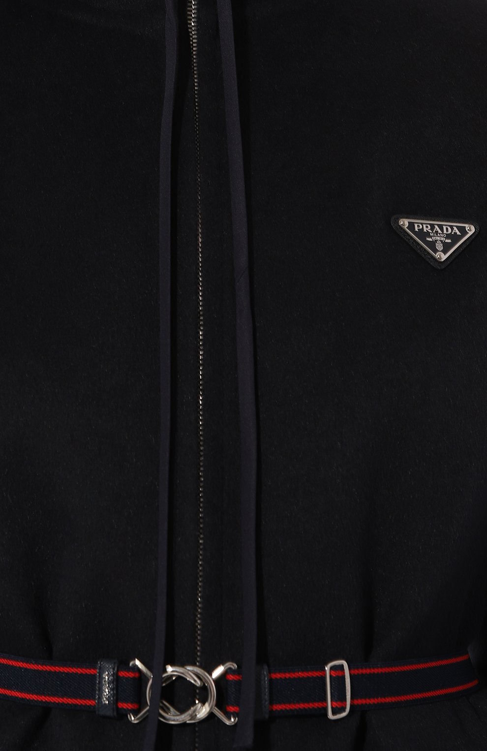 Шерстяная куртка PRADA черного цвета по цене 415000 руб., арт. P656MH-1CRU-F0G4F-201, фото 5 Шерстяная куртка PRADA, арт. P656MH-1CRU-F0G4F-201, фото 5