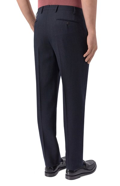 Шерстяные брюки CORNELIANI темно-синего цвета по цене 59950 руб., арт. 285B01/2A18348, фото 4 Шерстяные брюки CORNELIANI, арт. 285B01/2A18348, фото 4