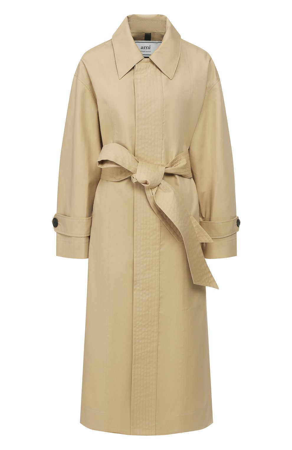 Хлопковый тренч AMI, арт. E20F0W300.236, фото 1