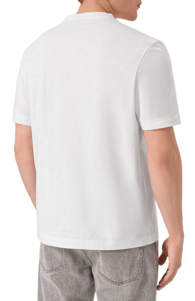 Хлопковая футболка BOSS ORANGE, арт. 50473278, фото 4