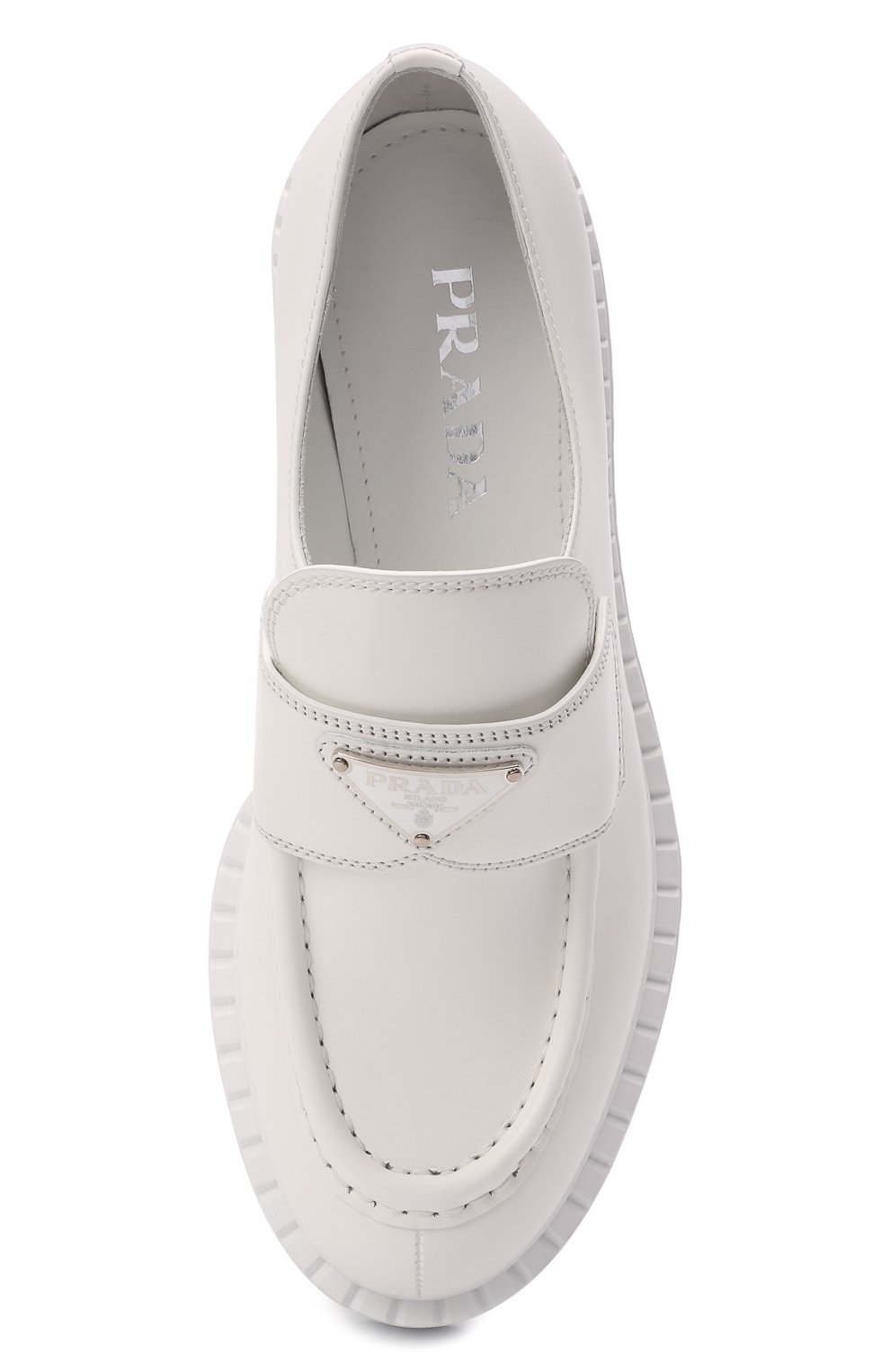 Кожаные лоферы PRADA, арт. 1D246M-ULS-F0009-B050, фото 6