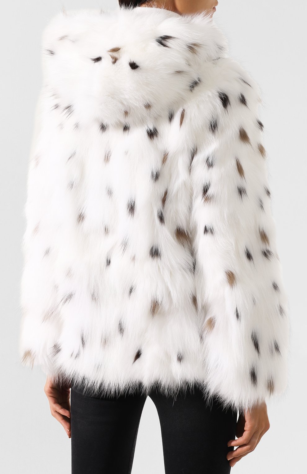 Шуба из меха песца YVES SALOMON, арт. 20WYV30665RDIM, фото 4