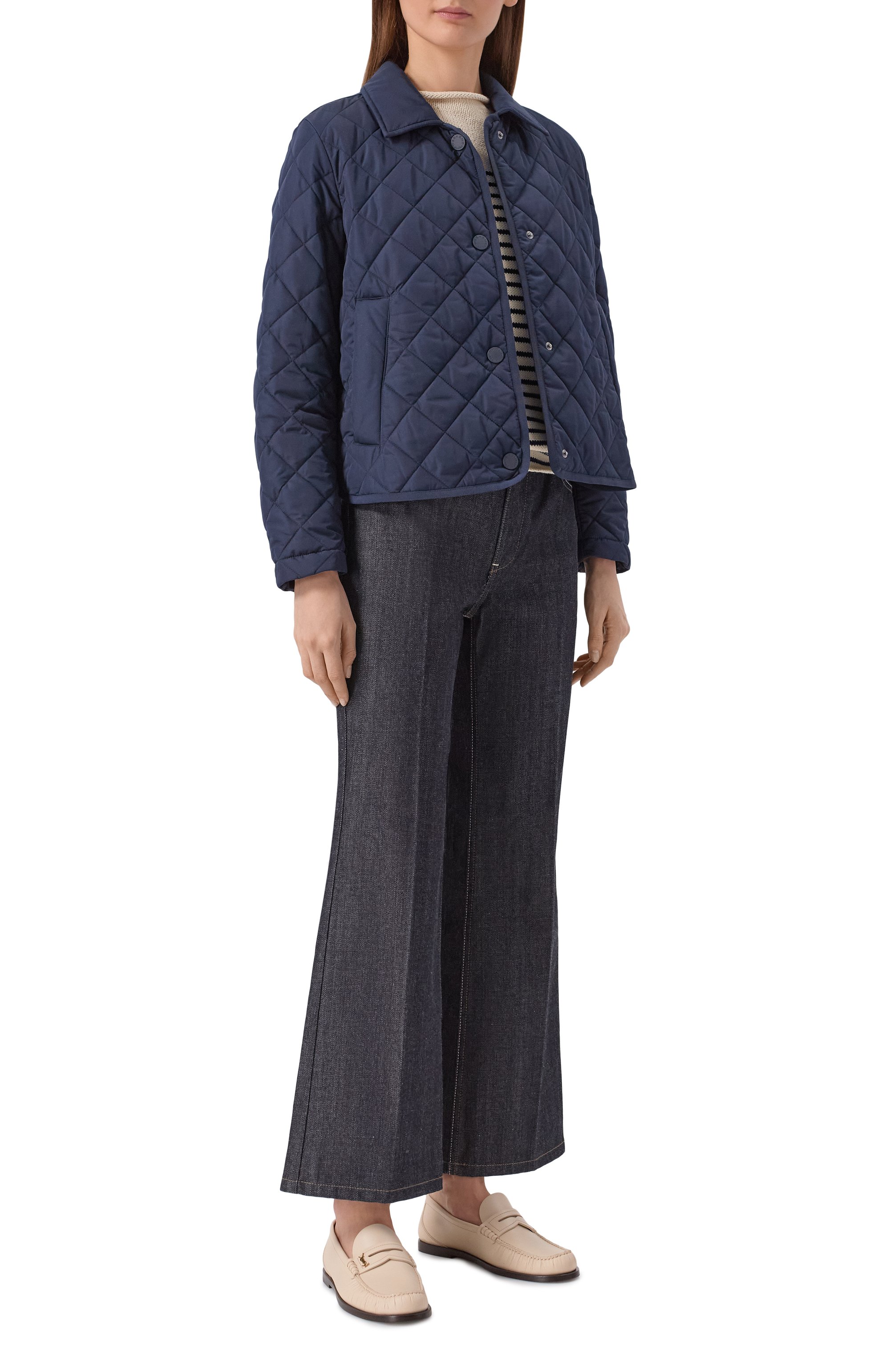 Куртка WEEKEND MAX MARA темно-синего цвета по цене 36850 руб., арт. WKDGEL0, фото 2 Куртка WEEKEND MAX MARA, арт. WKDGEL0, фото 2