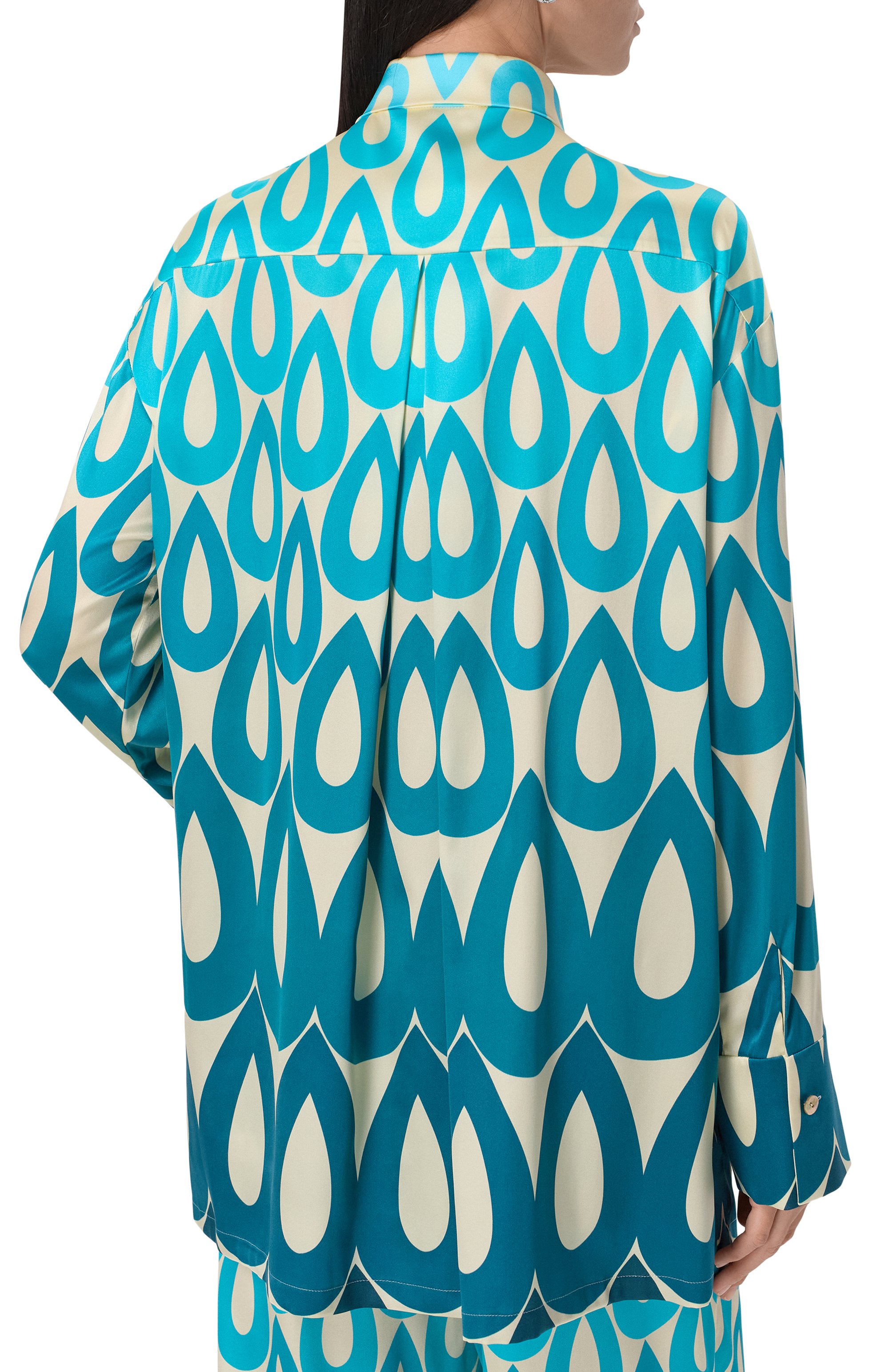 Атласная блузка YANINA, арт. T-2928, фото 4