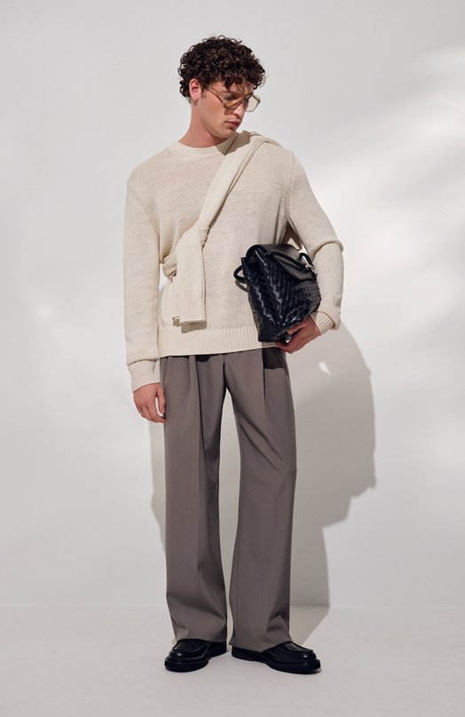 Шерстяные брюки Dries Van Noten 251-020914-1063 Серый  251-020914-1063 Фото 7