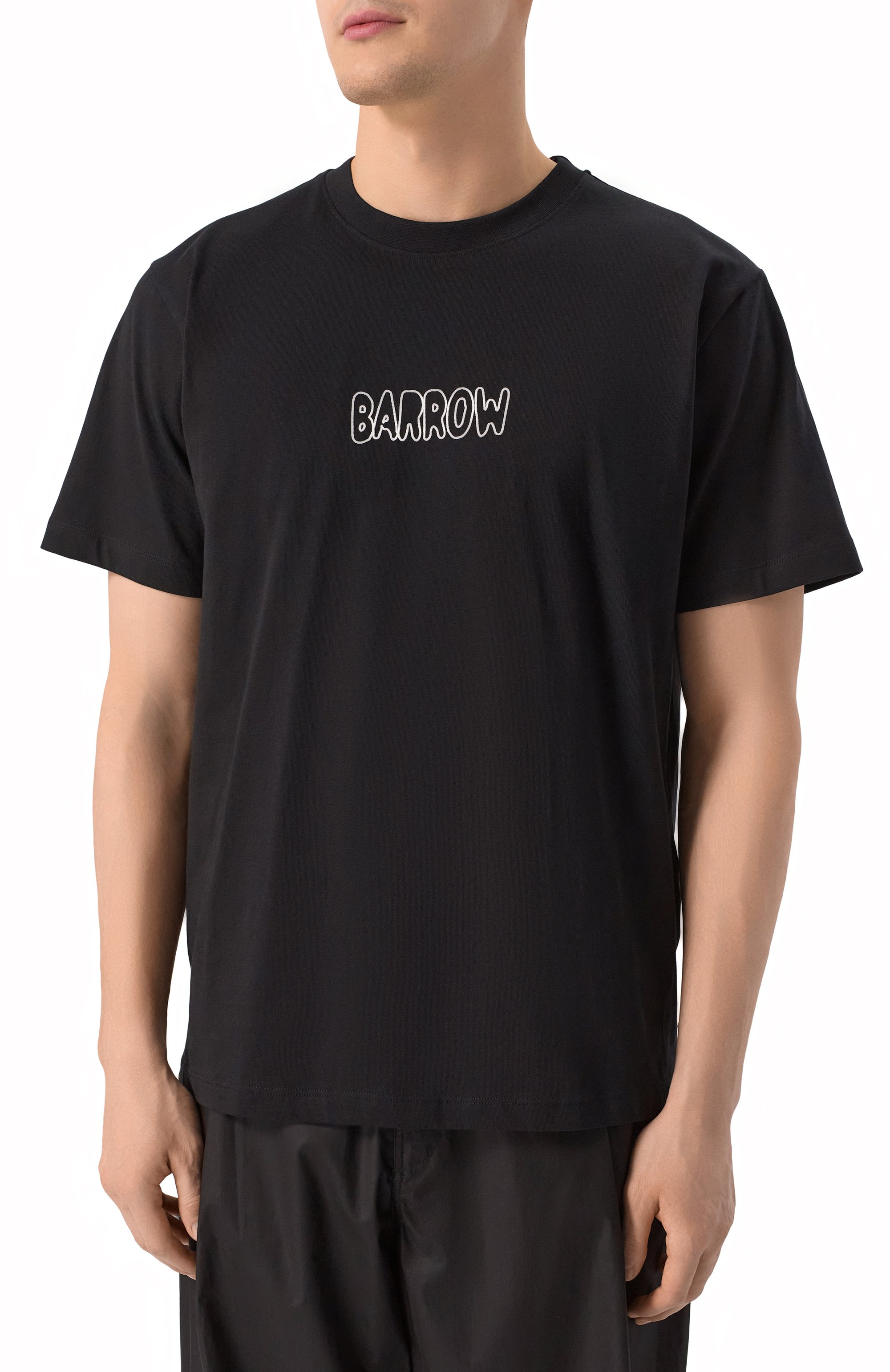 Хлопковая футболка BARROW, арт. S5BWMATH053, фото 3