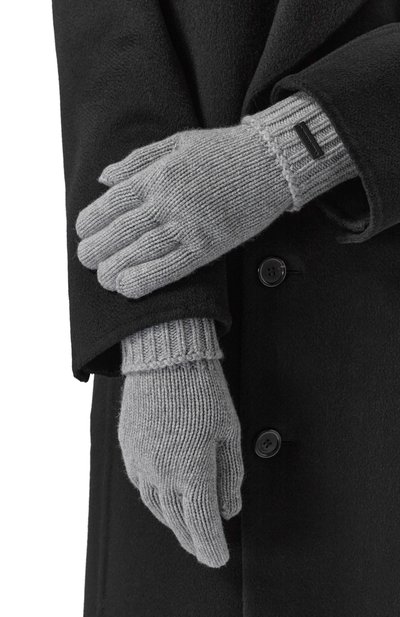 Кашемировые перчатки SAINT LAURENT, арт. 804951/3Y205, фото 2