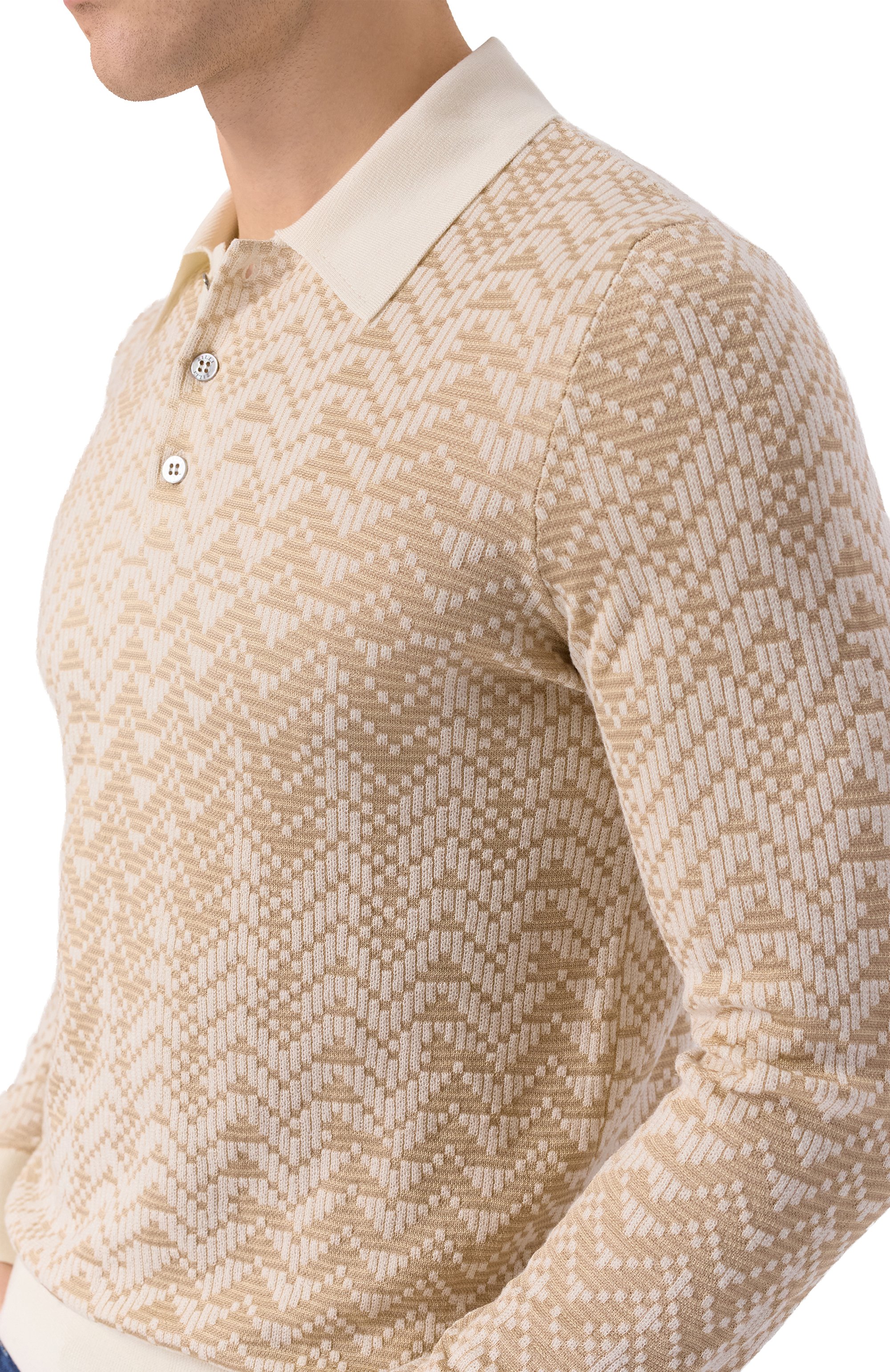 Поло из шерсти и шелка ZILLI, арт. KBP001M0230VRAWA0, фото 5