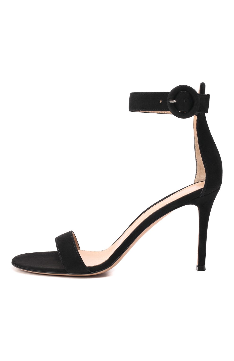 Замшевые босоножки portofino 85 GIANVITO ROSSI, арт. G60953.85RIC.CAMNER0, фото 4