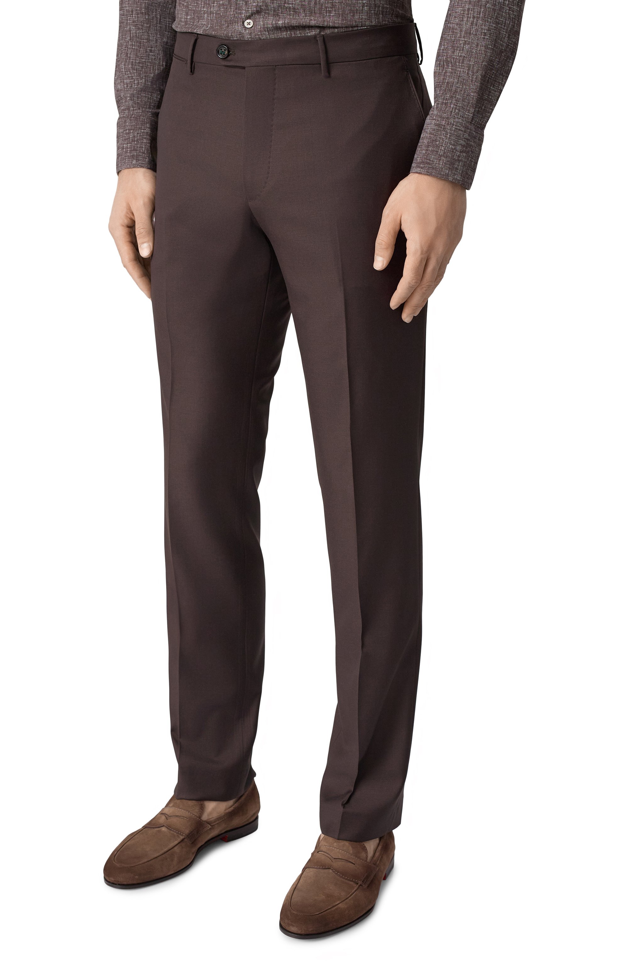 Шерстяные брюки BERWICH, арт. ZIP/1, фото 3