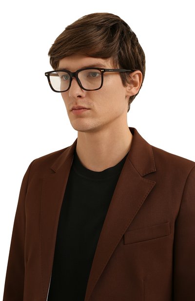Оправа GUCCI коричневого цвета по цене 36450 руб., арт. GG0737 012, фото 3 Оправа GUCCI, арт. GG0737 012, фото 3