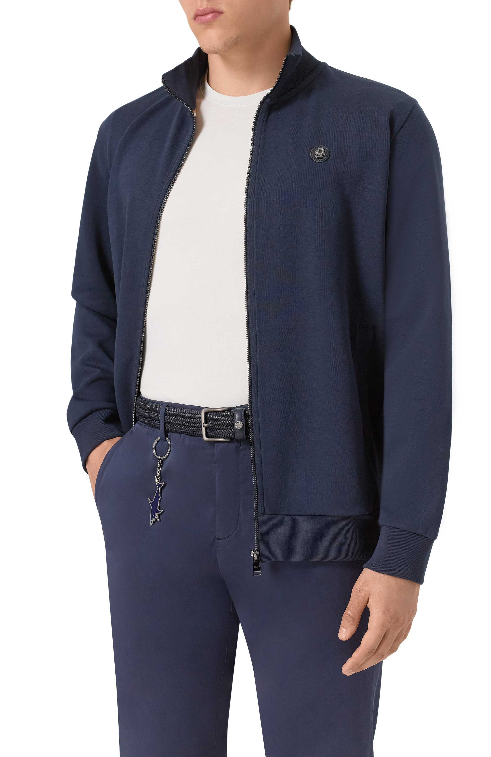 Ремень из кожи и вискозы PAUL&SHARK, арт. 15316010, фото 2