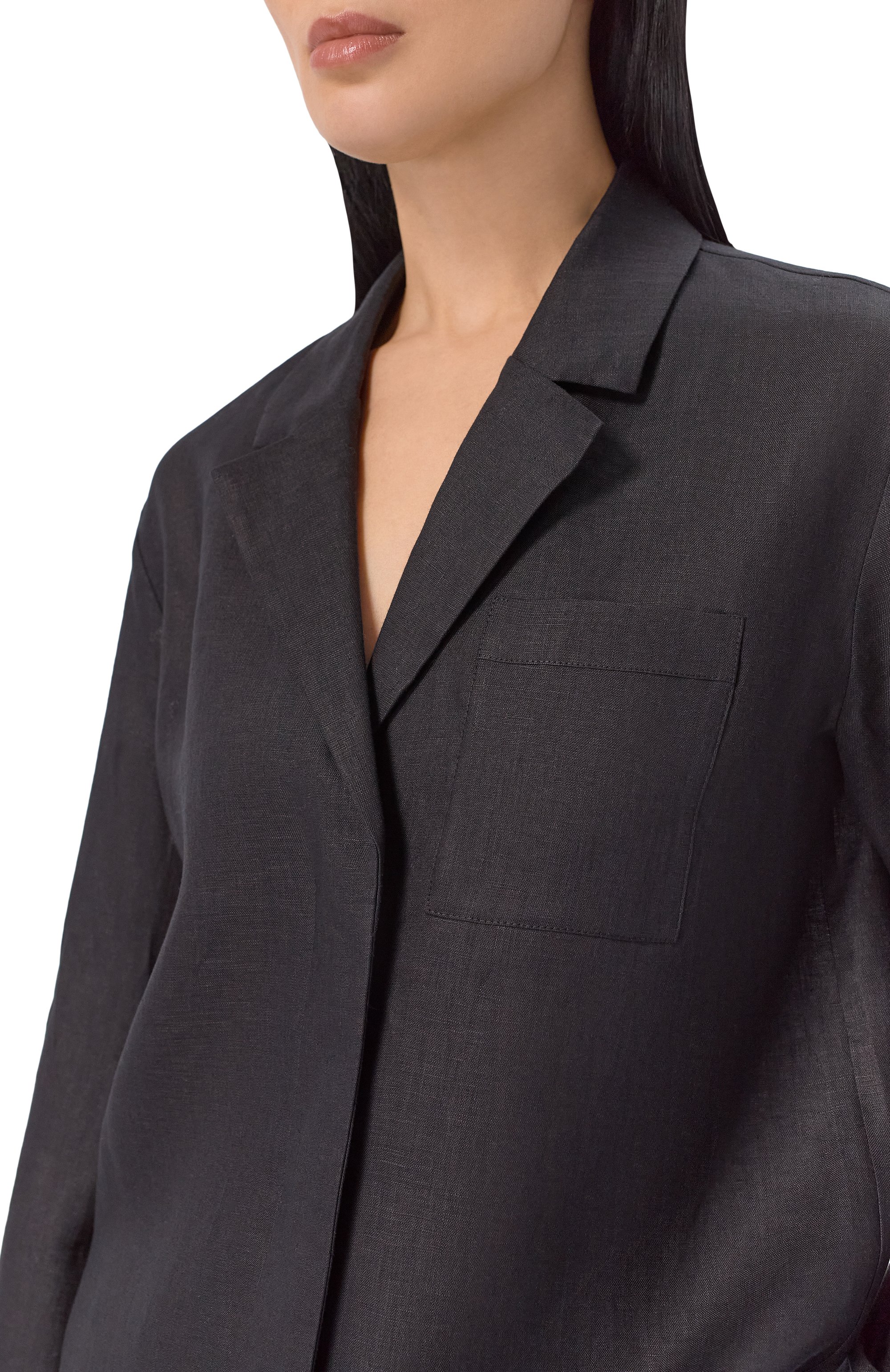 Льняная рубашка 12 STOREEZ, арт. 137702, фото 5