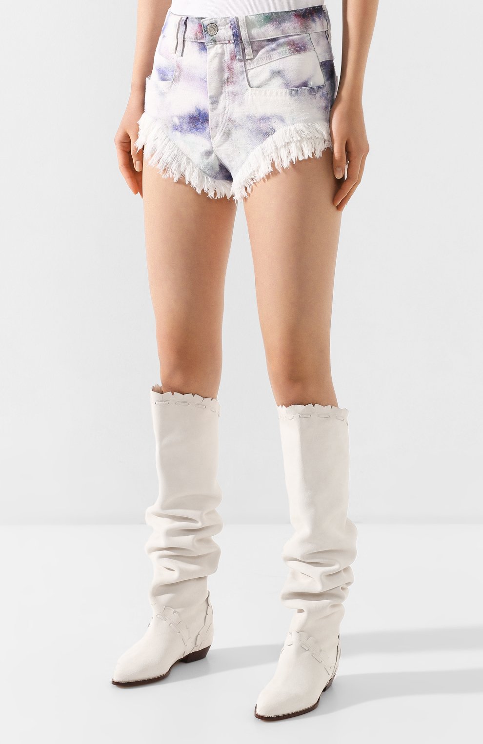 Хлопковые шорты ISABEL MARANT, арт. SH0331-20E011I/ENEIDA, фото 3