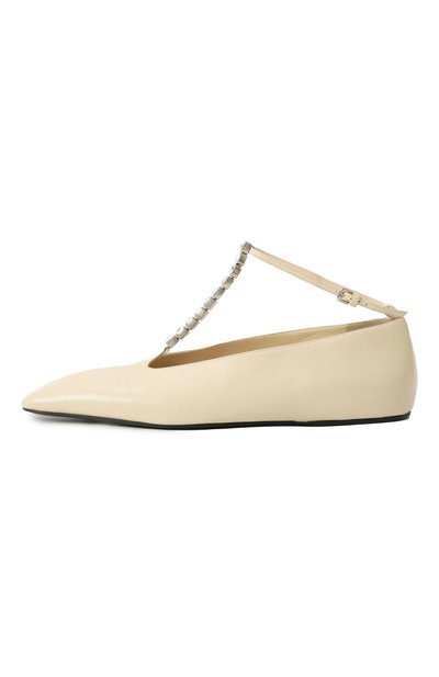 Кожаные балетки JIL SANDER, арт. J15WZ0021/P4864, фото 4
