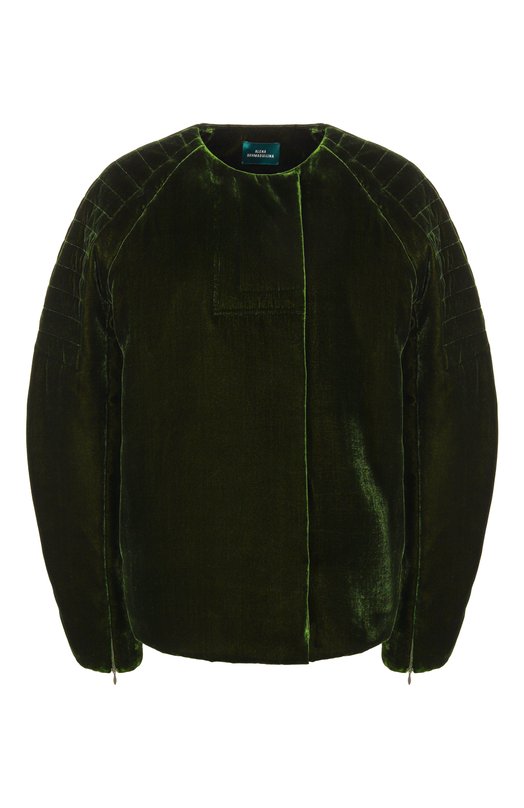 Бархатная куртка Akhmadullina 1226.2K120/V501 Зелёный 1226.2K120/V501