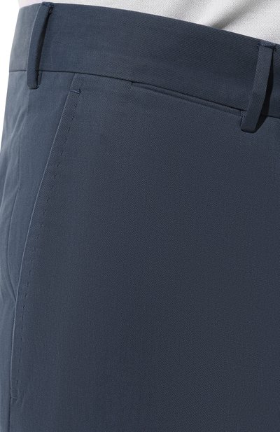 Брюки из хлопка и кашемира ZEGNA, арт. 729F00A7/77TB12, фото 5