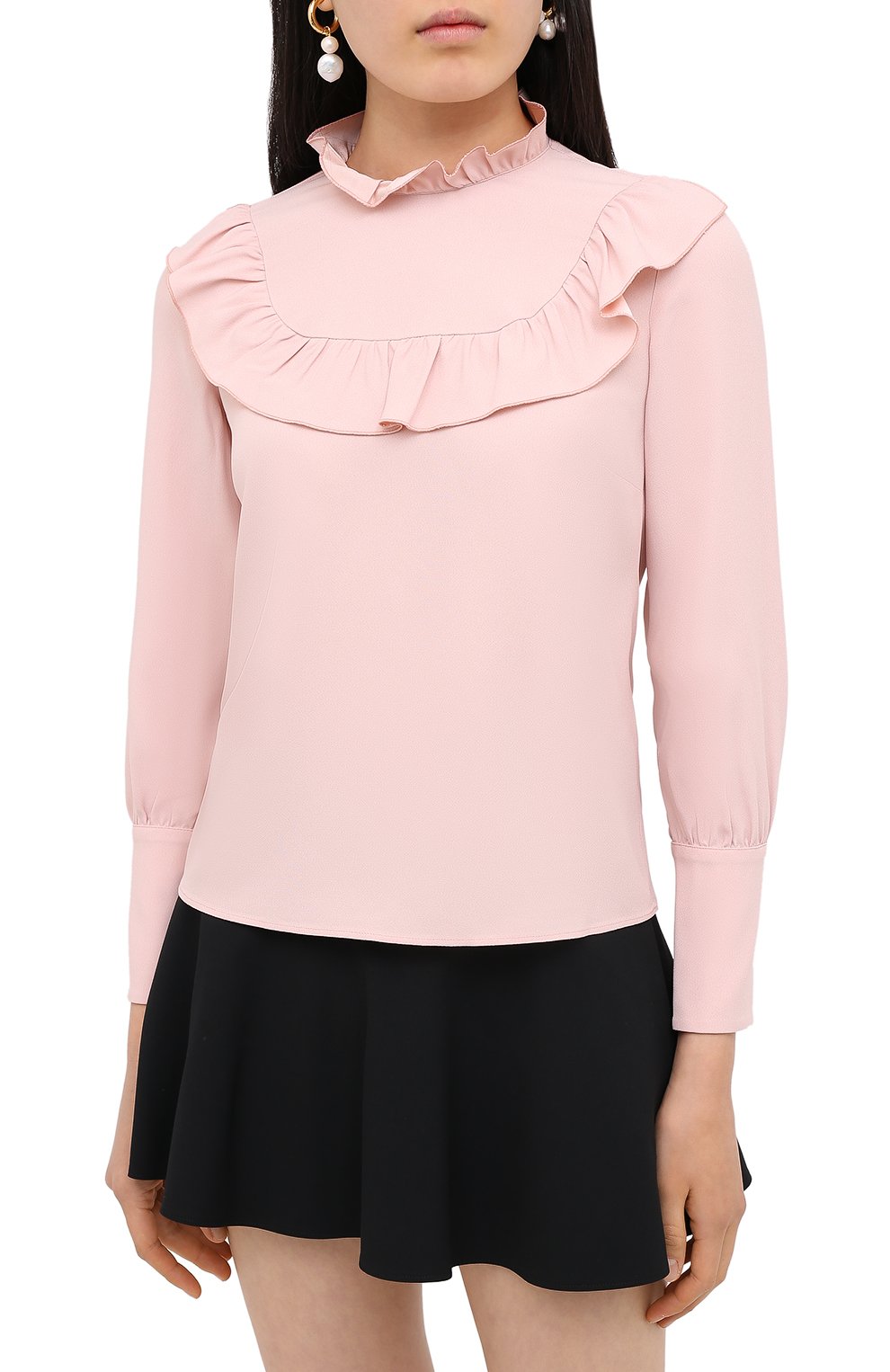 Блузка REDVALENTINO розового цвета по цене 32300 руб., арт. UR0ABE75/0F1, фото 3 Блузка REDVALENTINO, арт. UR0ABE75/0F1, фото 3