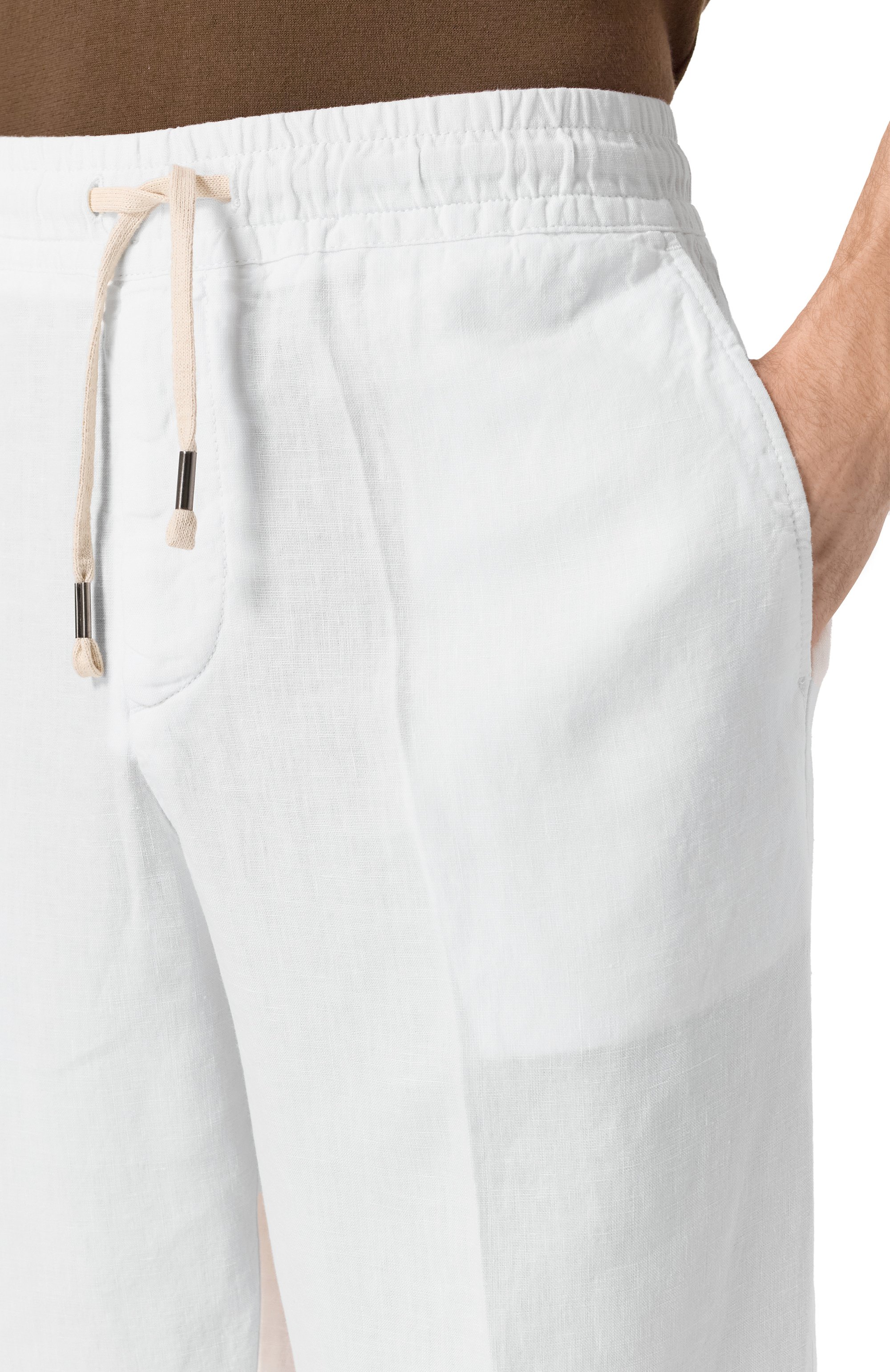 Льняные брюки INLINUM, арт. PAJAMA/TR0PEA, фото 5