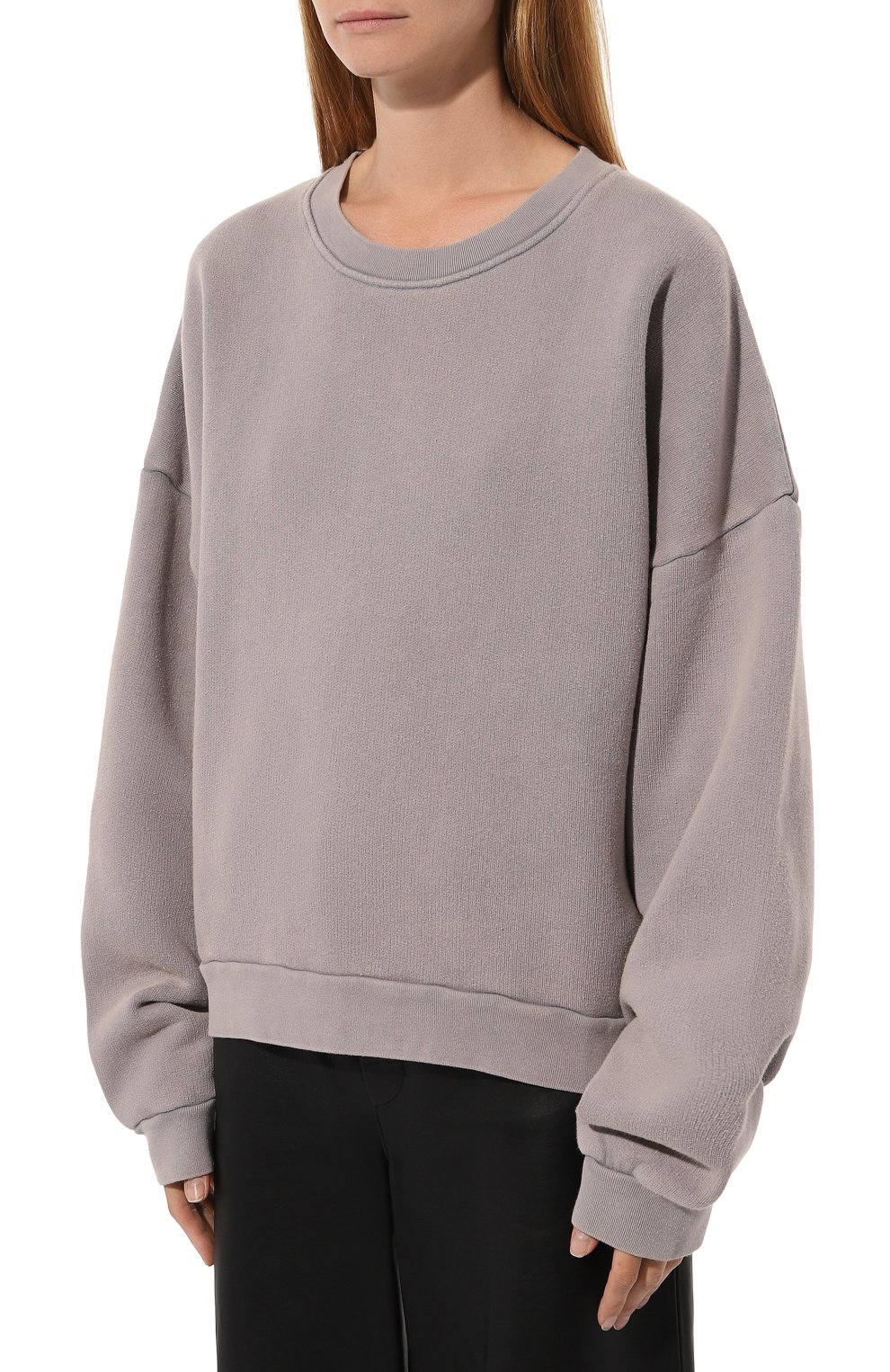 Хлопковый свитшот ACNE STUDIOS сиреневого цвета по цене 49950 руб., арт. FN-UX-SWEA000017/CI0137, фото 3 Хлопковый свитшот ACNE STUDIOS, арт. FN-UX-SWEA000017/CI0137, фото 3