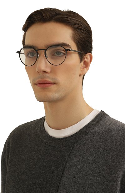 Оправа MONTBLANC черного цвета по цене 24500 руб., арт. MB0233 001, фото 2 Оправа MONTBLANC, арт. MB0233 001, фото 2