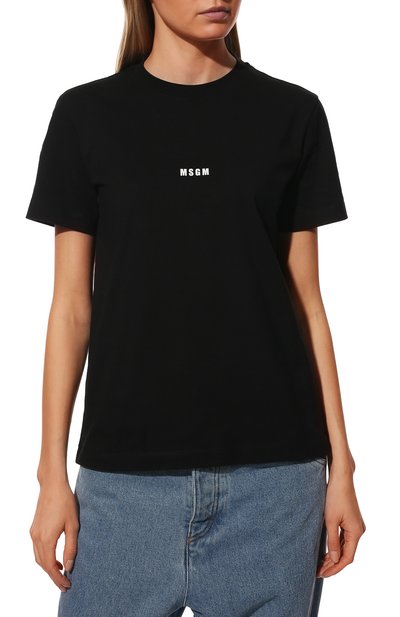 Хлопковая футболка MSGM, арт. 2000MDM500 200002, фото 3