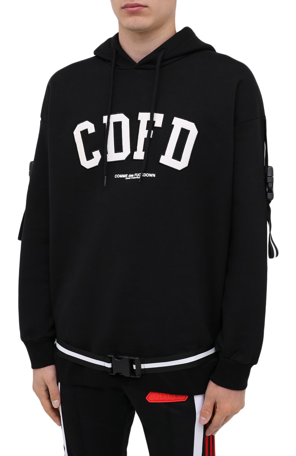 Хлопковое худи COMME DES FUCKDOWN, арт. CDFU1065, фото 3