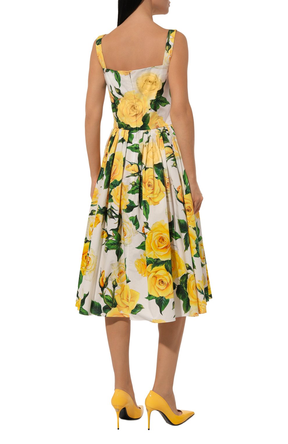 Хлопковое платье DOLCE & GABBANA, арт. F6ZT0T/HS5M3, фото 4