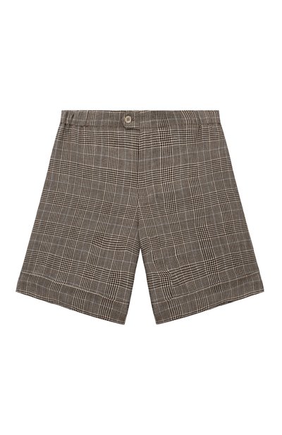Шорты из шерсти и льна GUCCI, арт. 591397 XWAGI