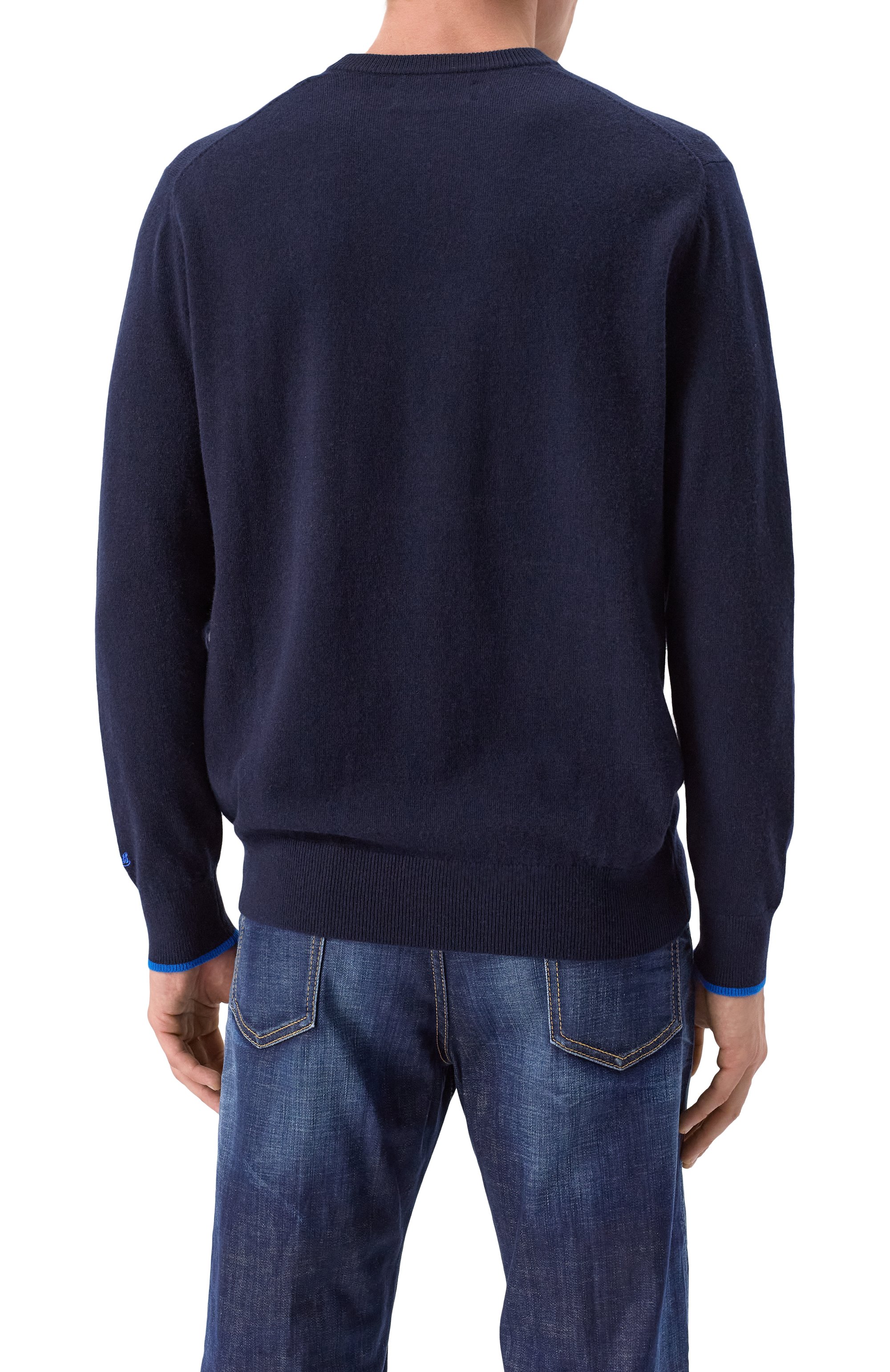 Джемпер из шерсти и вискозы MC2 SAINT BARTH, арт. STBM HER0N LIGHT/HER0005/DNDS17, фото 4