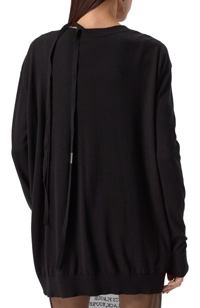 Пуловер из хлопка и кашемира ANN DEMEULEMEESTER, арт. B0012521/KN055, фото 4