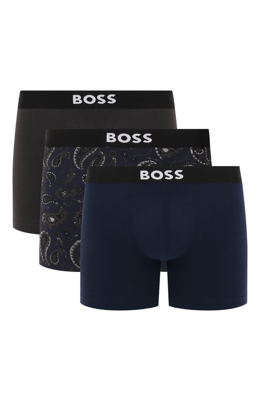 Комплект из трех боксеров BOSS 50549856 Синий 50549856