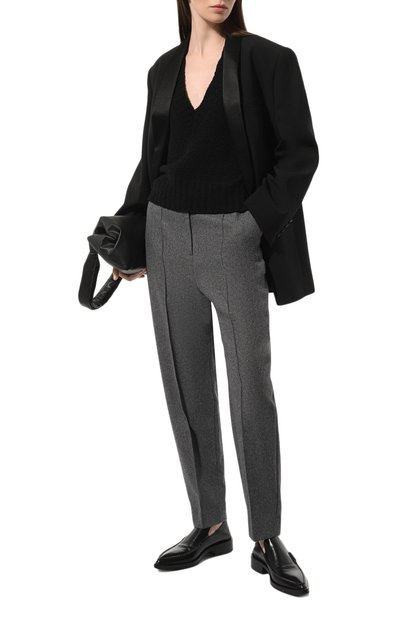 Шерстяные брюки TOTEME, арт. 234-WRTWBM214-FB0024, фото 2