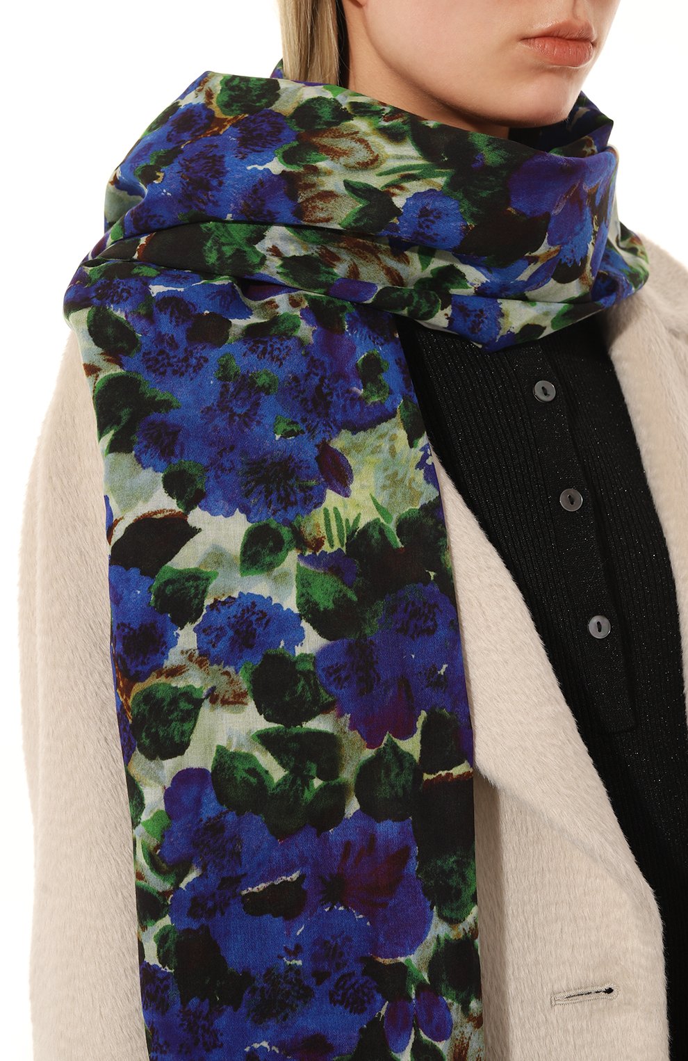 Хлопковый шарф DRIES VAN NOTEN, арт. 231-011302-6019, фото 2
