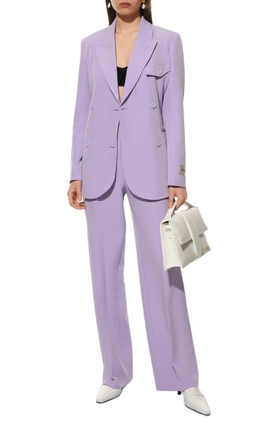 Брюки HINNOMINATE сиреневого цвета по цене 19450 руб., арт. HDS2/HNW255FP, фото 2 Брюки HINNOMINATE, арт. HDS2/HNW255FP, фото 2